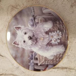 Hitching a Ride by Paul Doyle West Highland Terrier Danbury Mint Gift